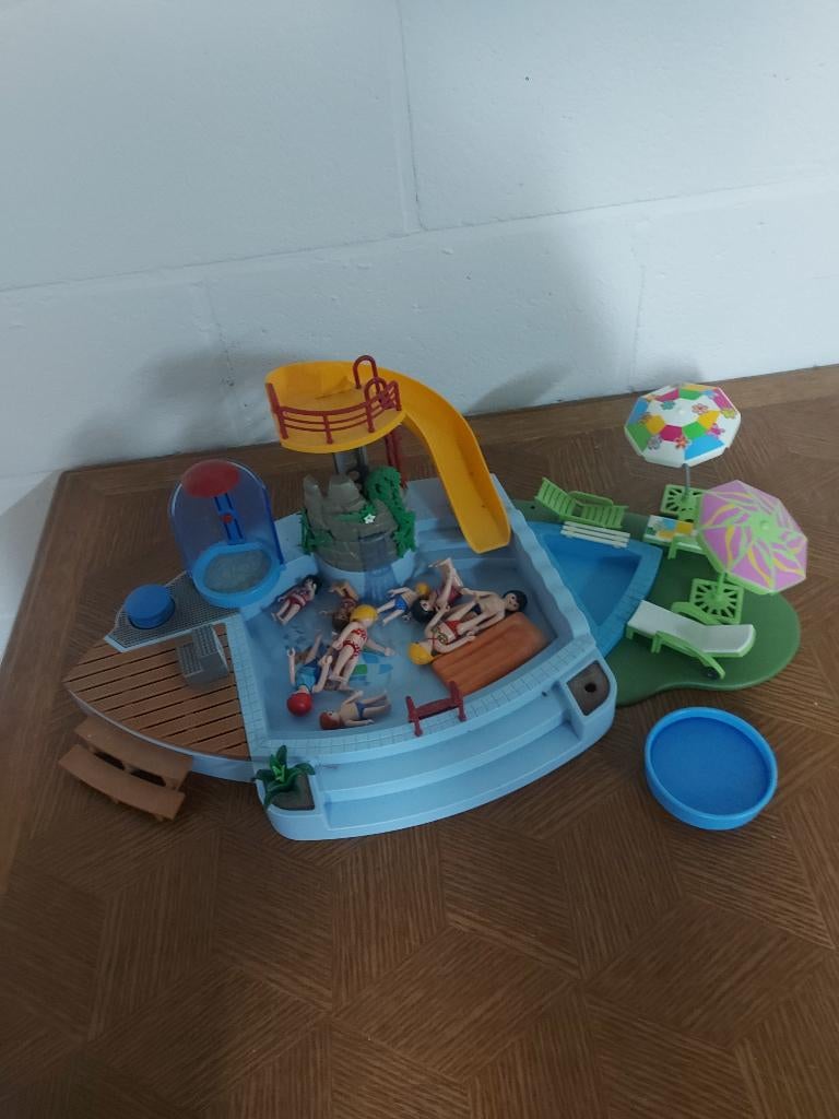 Playmobil Zwembad, Ophalen of Verzenden, Zo goed als nieuw, Complete set