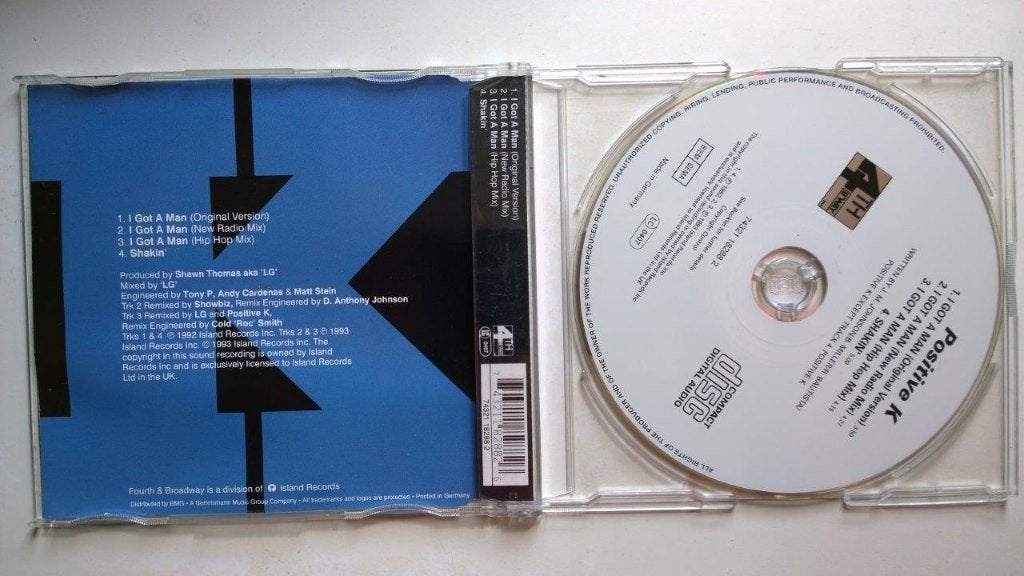 Positive K - I Got A Man, Cd's en Dvd's, Cd Singles, Maxi-single, Ophalen of Verzenden, Zo goed als nieuw, 1 single