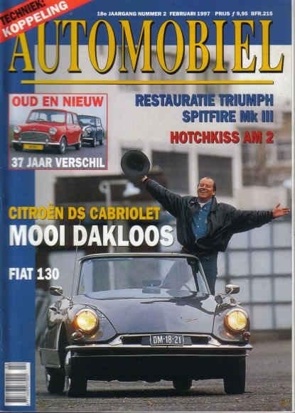 Automobiel 2 1997 : Citroen DS 19 Cabrio - Mini Cooper - BMW, Ophalen of Verzenden, Gelezen, Algemeen