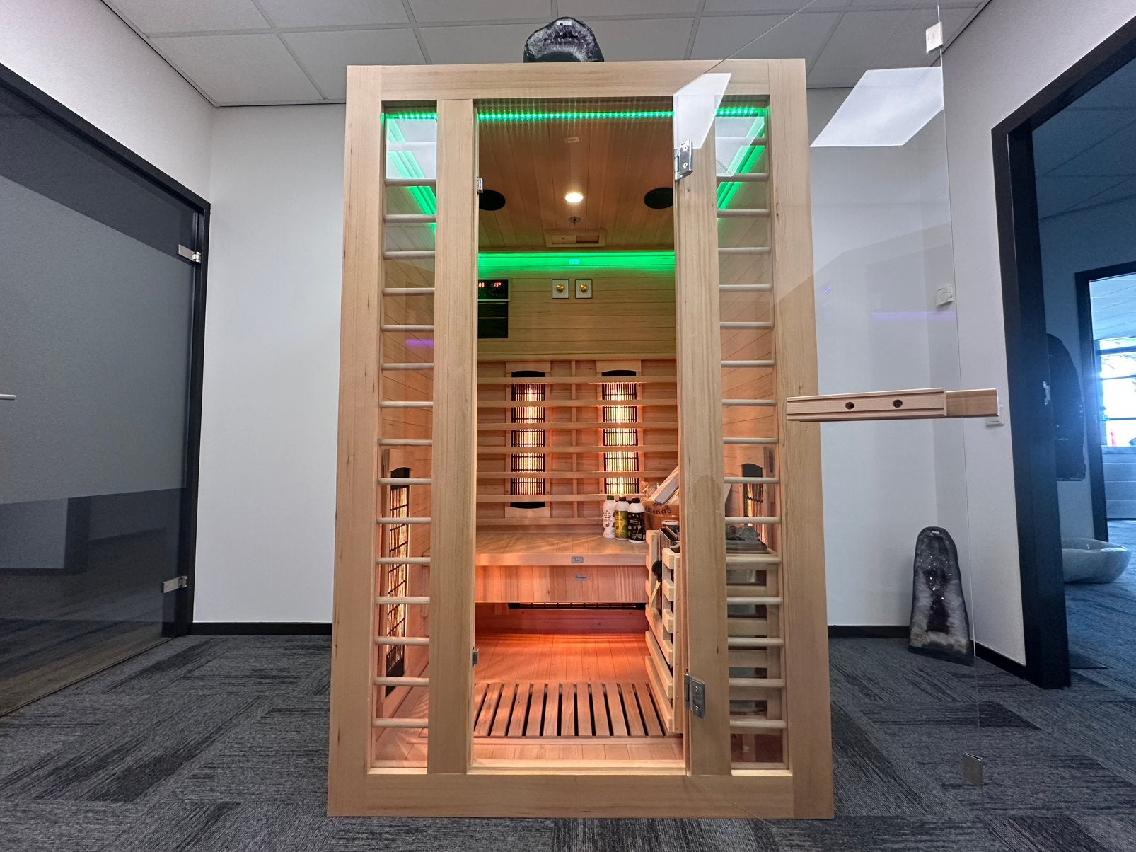 Nieuwe Combi Sauna | Infrarood + 3,5kW Harvia kachel | OP=OP, Info@inner-stillness.nl, Fins of Traditioneel, 7665VB, Inner Stillness Wellness Retreat B.V