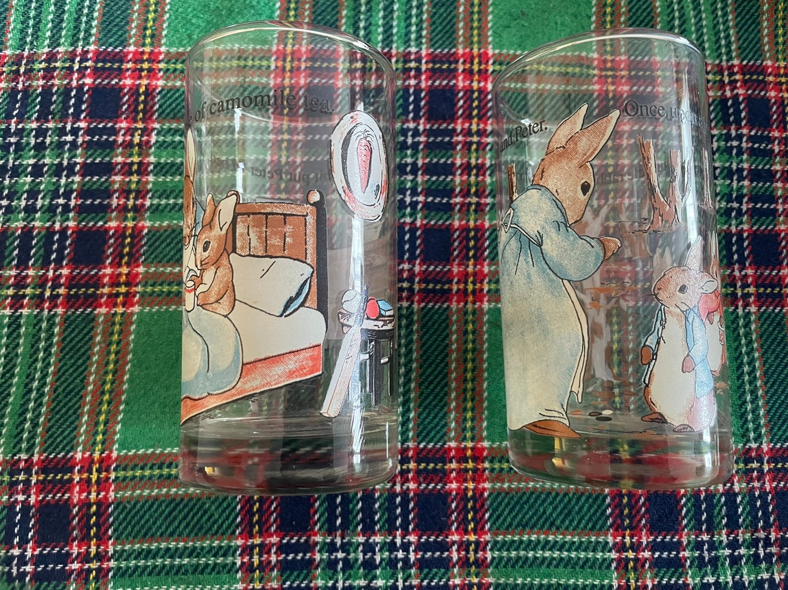 Peter rabbit frisdrankglazen longdrinkglazen, Huis en Inrichting, Ophalen of Verzenden