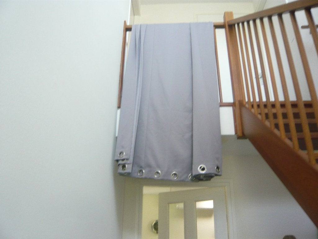 2x gordijnen H.270x br. 500 en 360cm. met ringen, 500 cm, Isolerend, Ophalen of Verzenden, 270 cm