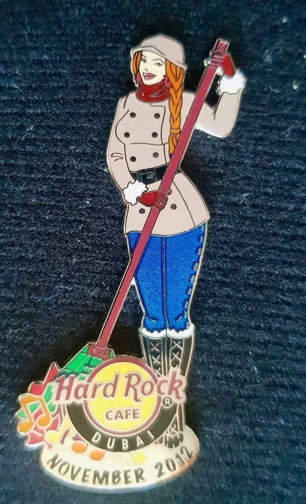 Hard rock cafe Dubai kalendermeisje november pin 2012!, Ophalen of Verzenden, Zo goed als nieuw, Overige typen