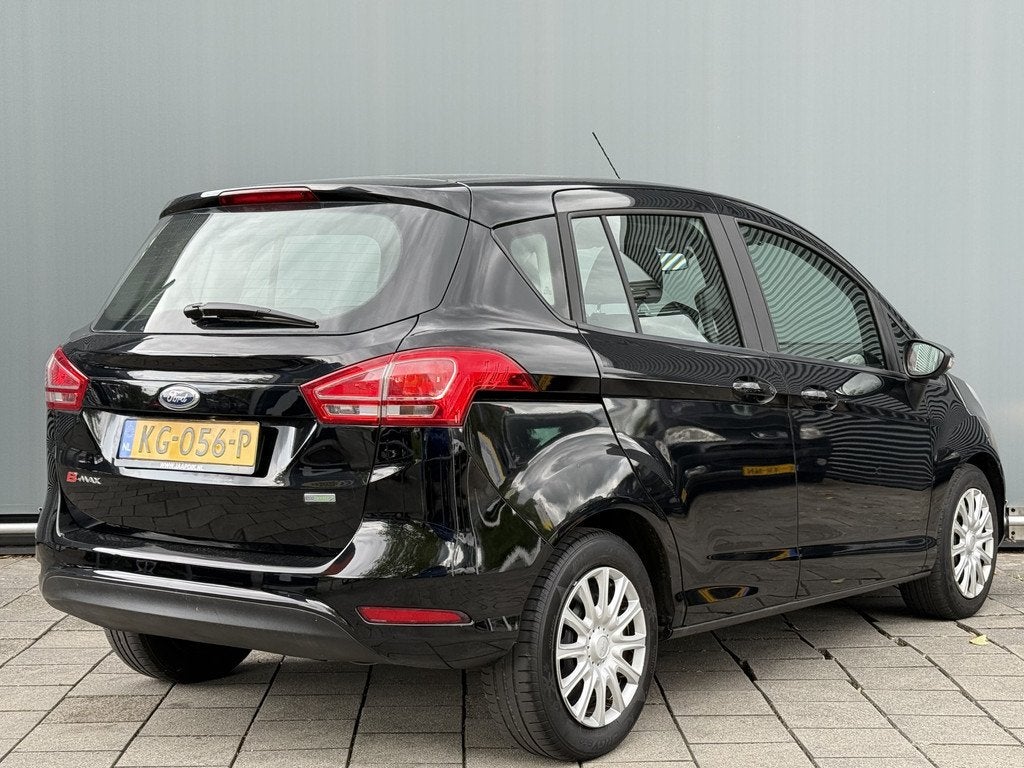 Ford B-MAX BWJ 2016 | 1.0 EcoBoost 101PK Style | NAVI | AIRC, Auto's, Voorwielaandrijving, Gebruikt, Zwart, Origineel Nederlands