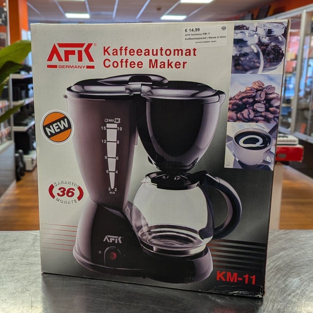 AFK Germany KM-11 Koffiezetapparaat | Nieuw in doos, Flex Ltd., Nieuw, https://flex.com/contact-us, Nobelstraat 10, 5807 GA Oostrum LB, Limburg, Nederland