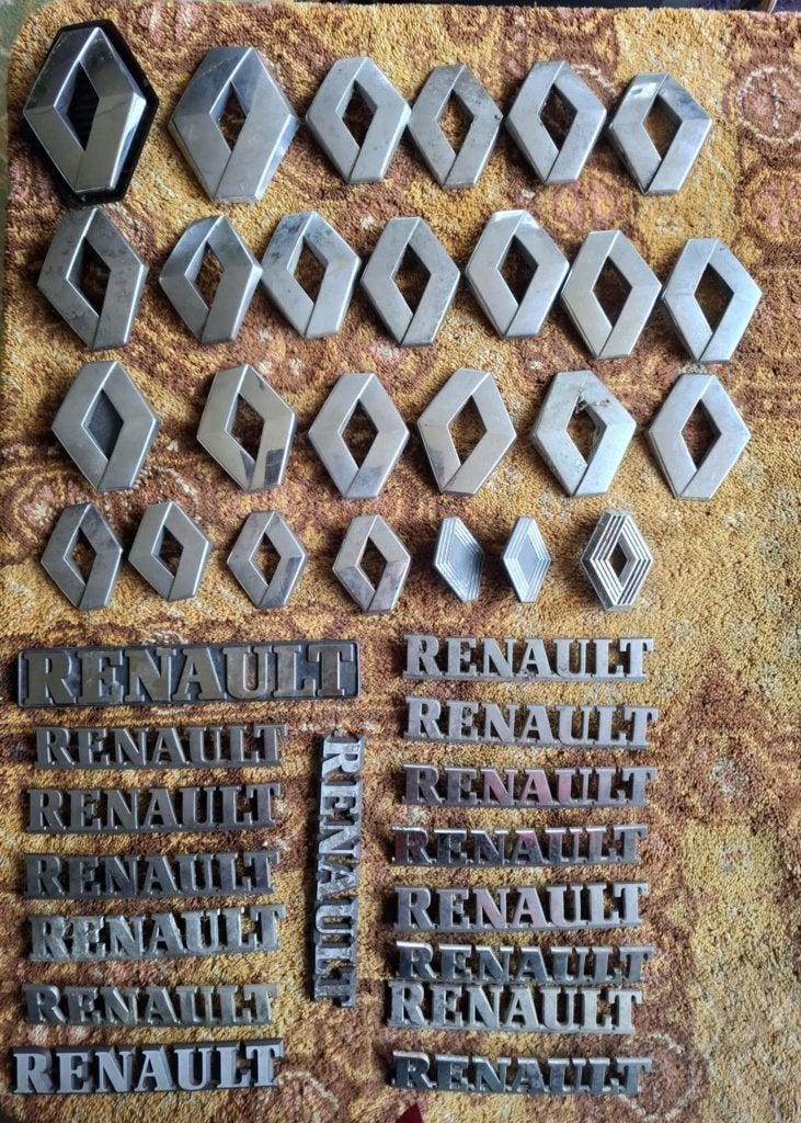 RENAULT auto emblemen, Ophalen of Verzenden, Gebruikt, Auto's