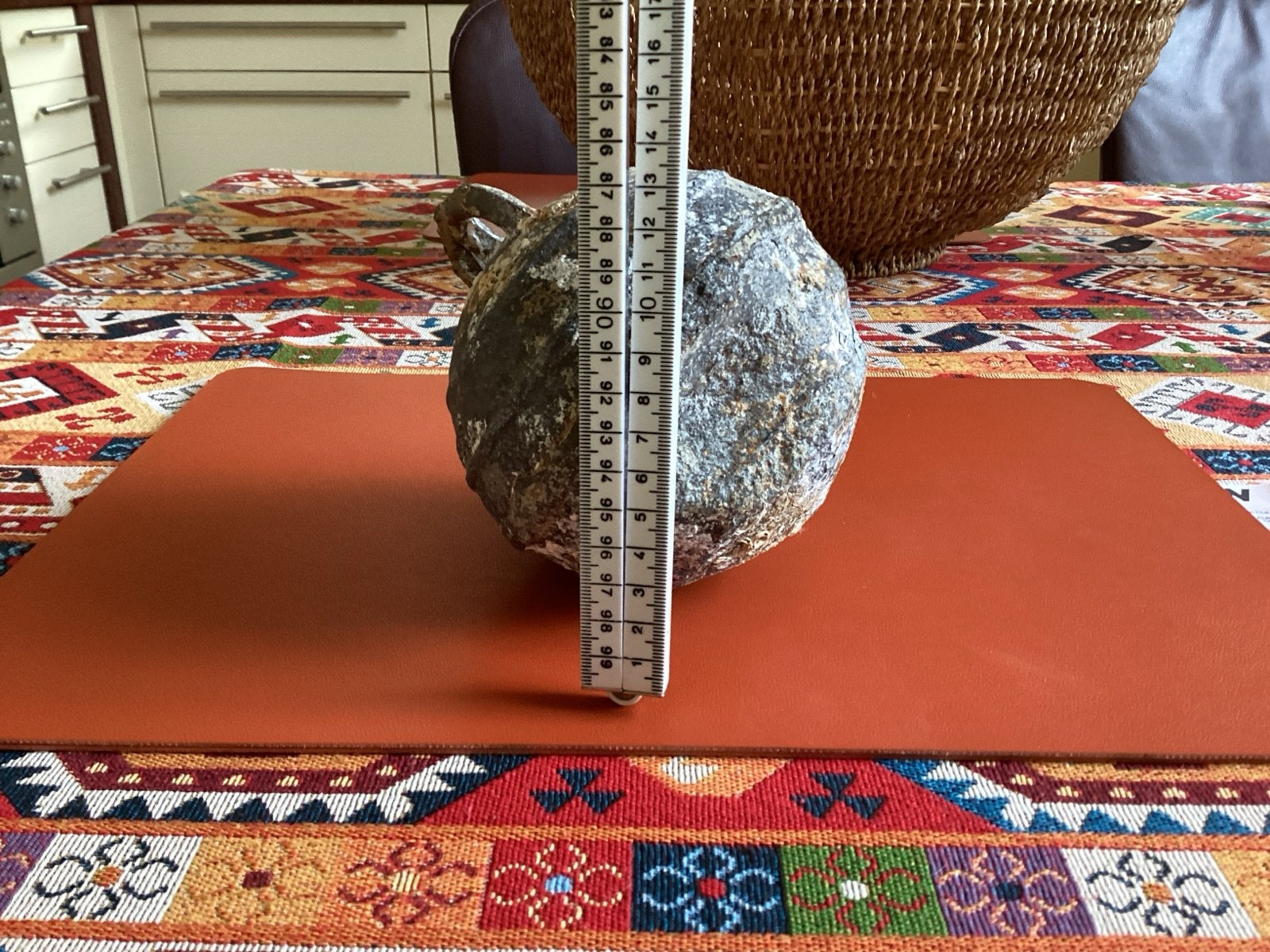 Antieke kanonskogel - Uniek decoratiestuk, Ophalen of Verzenden