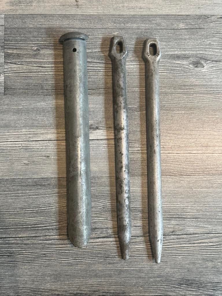 Duitse Aluminium tentharingen ww2, Verzamelen, Militaria | Tweede Wereldoorlog, Ophalen of Verzenden, Landmacht, Duitsland, Overige typen