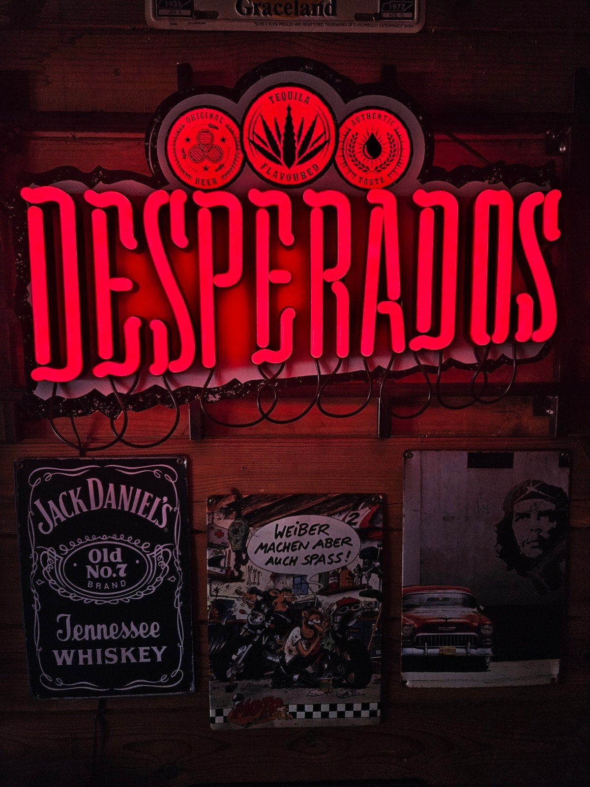 Desperados Neon Verlichting - Unieke Decoratie, Ophalen, Gebruikt