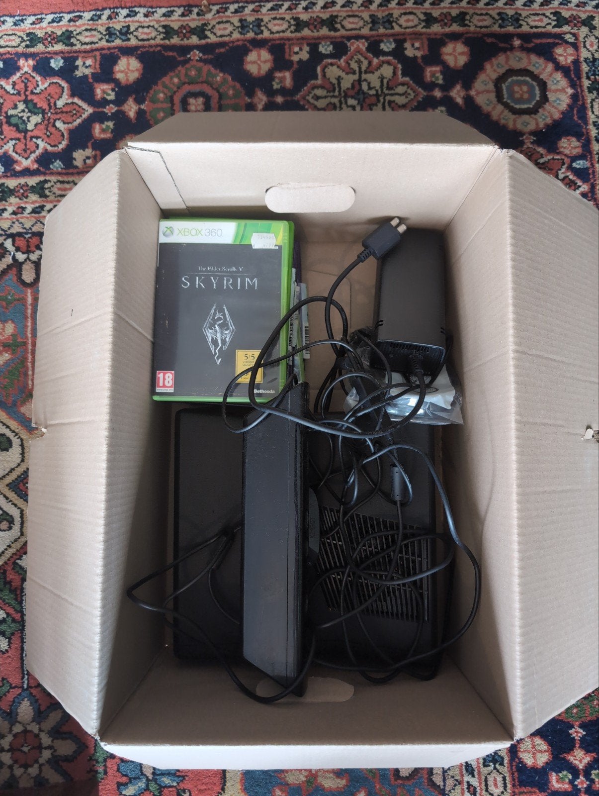 Xbox 360 console met Kinect en 7 games, Ophalen, Gebruikt, 250 GB, Met games
