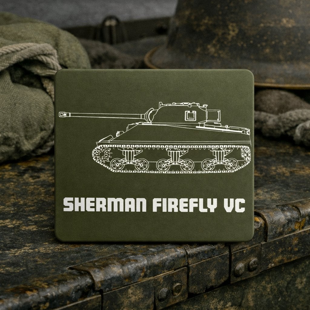 ww2 Sherman Firefly VC magneet, Ophalen of Verzenden, Landmacht, Amerika, Embleem of Badge