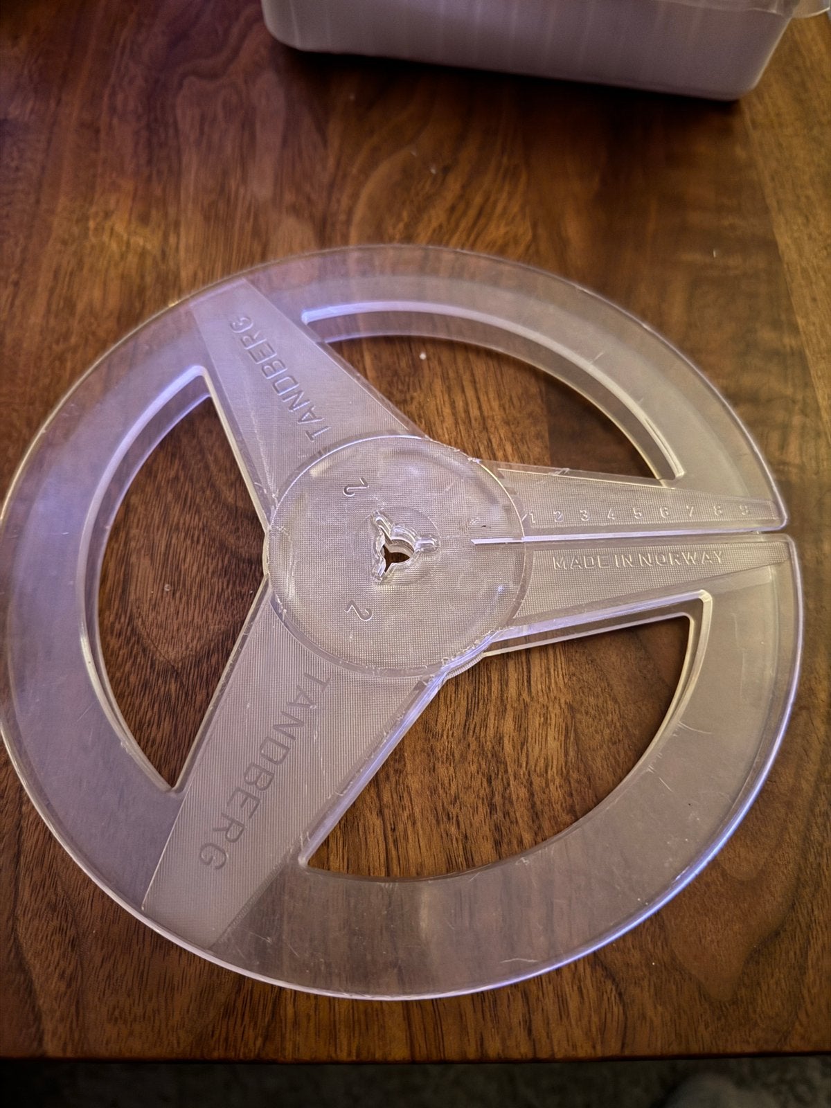 Zeldzamere vroege TANDBERG spoel 7” inch zie fotos, Ophalen of Verzenden, Onderdeel, Met banden