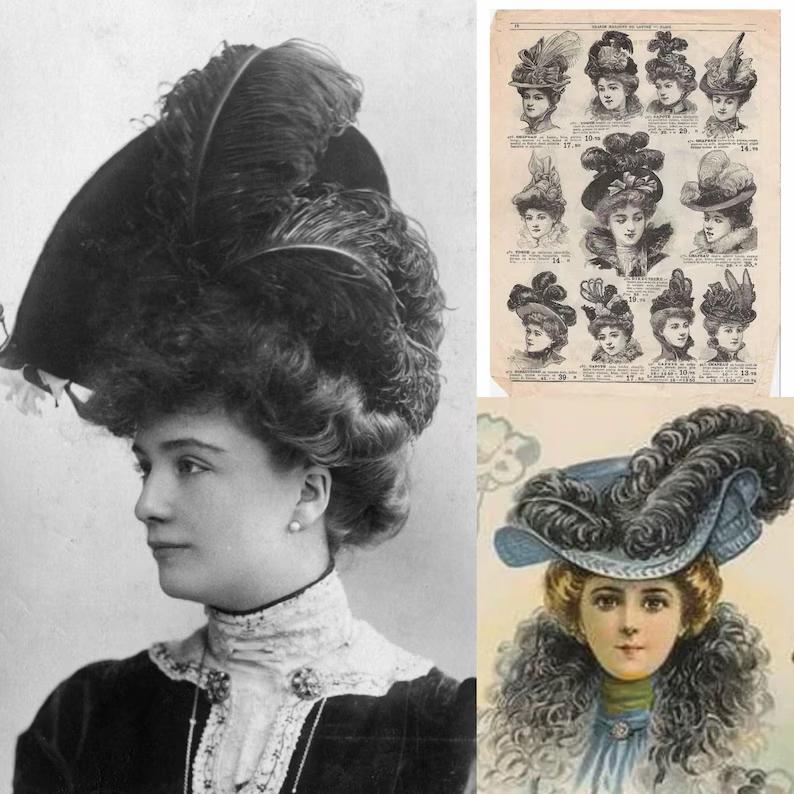 Antieke veren uit Frankrijk omstreeks 1900, Ophalen of Verzenden