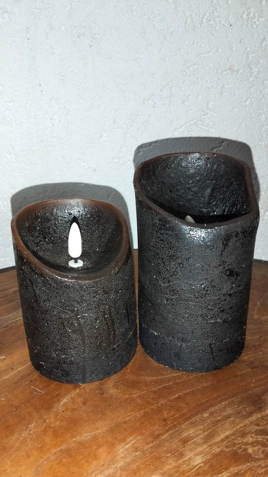 2 led kaarsen, Gebruikt, ., Ophalen of Verzenden, .
