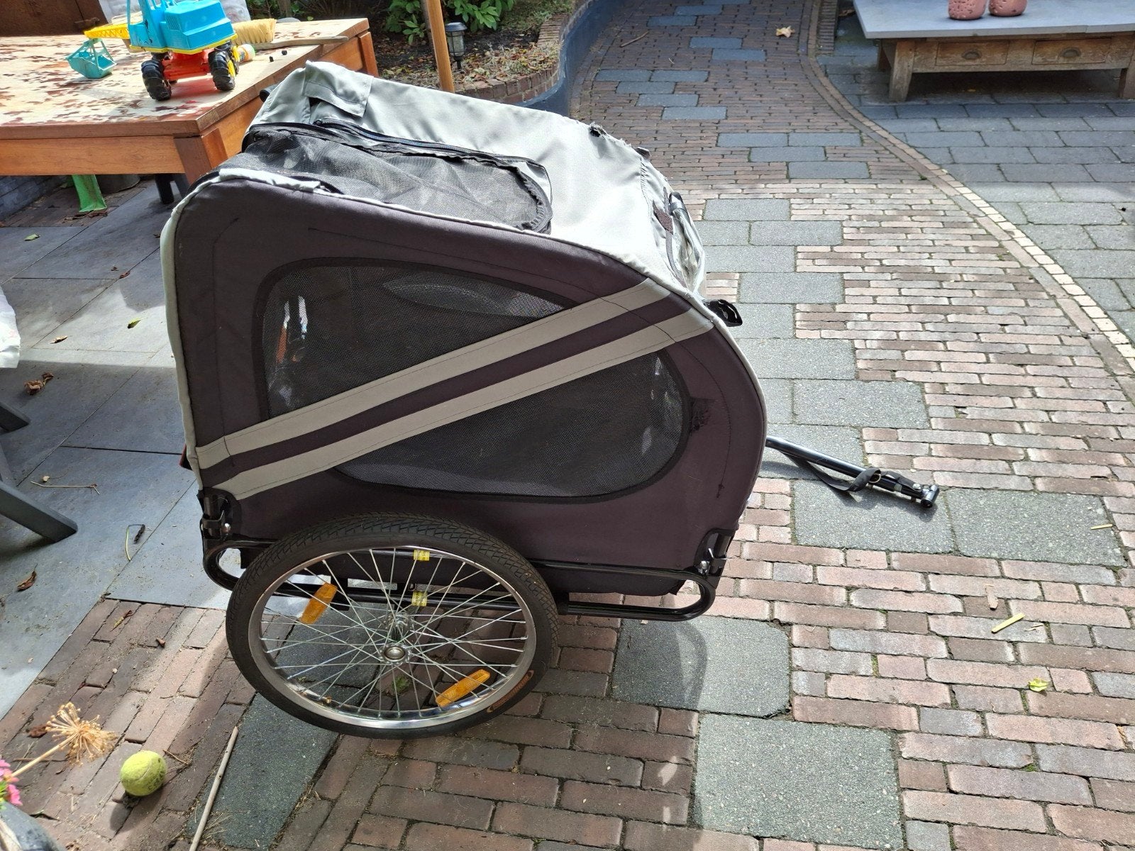 hondenkar, Fietsen en Brommers, Fietsaccessoires | Aanhangers en Karren, Ophalen, Gebruikt, Hondenkar, Minder dan 20 kg