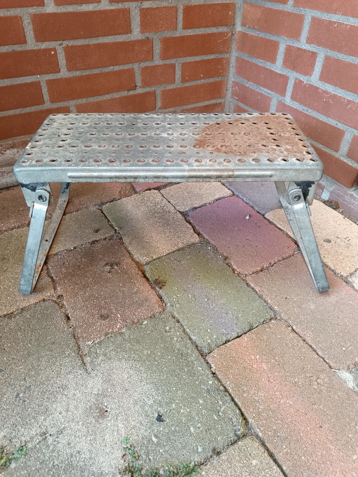 Metalen opstap/krukje, Ophalen of Verzenden