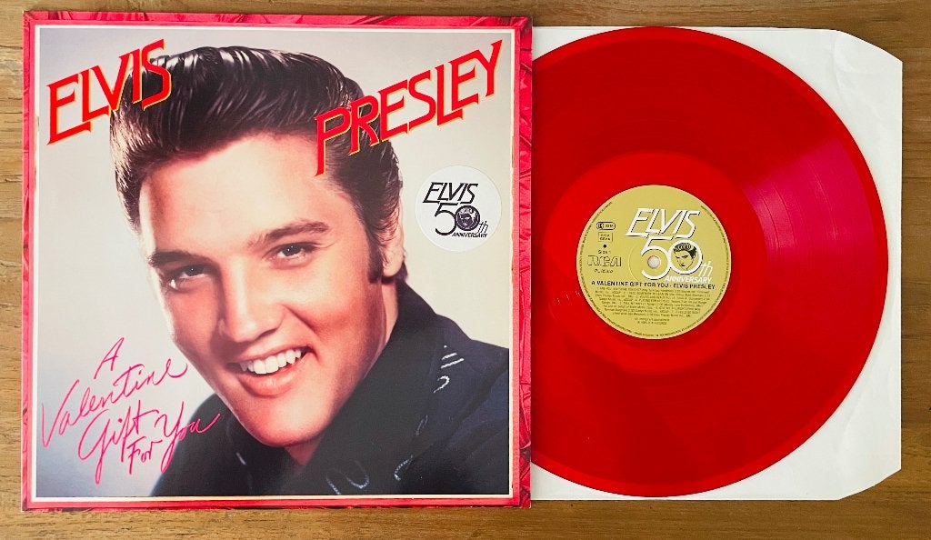 Elvis Presley - A Valentine Gift For You - Duitsland 1985, LP, Zo goed als nieuw, 12 inch, Originele persing