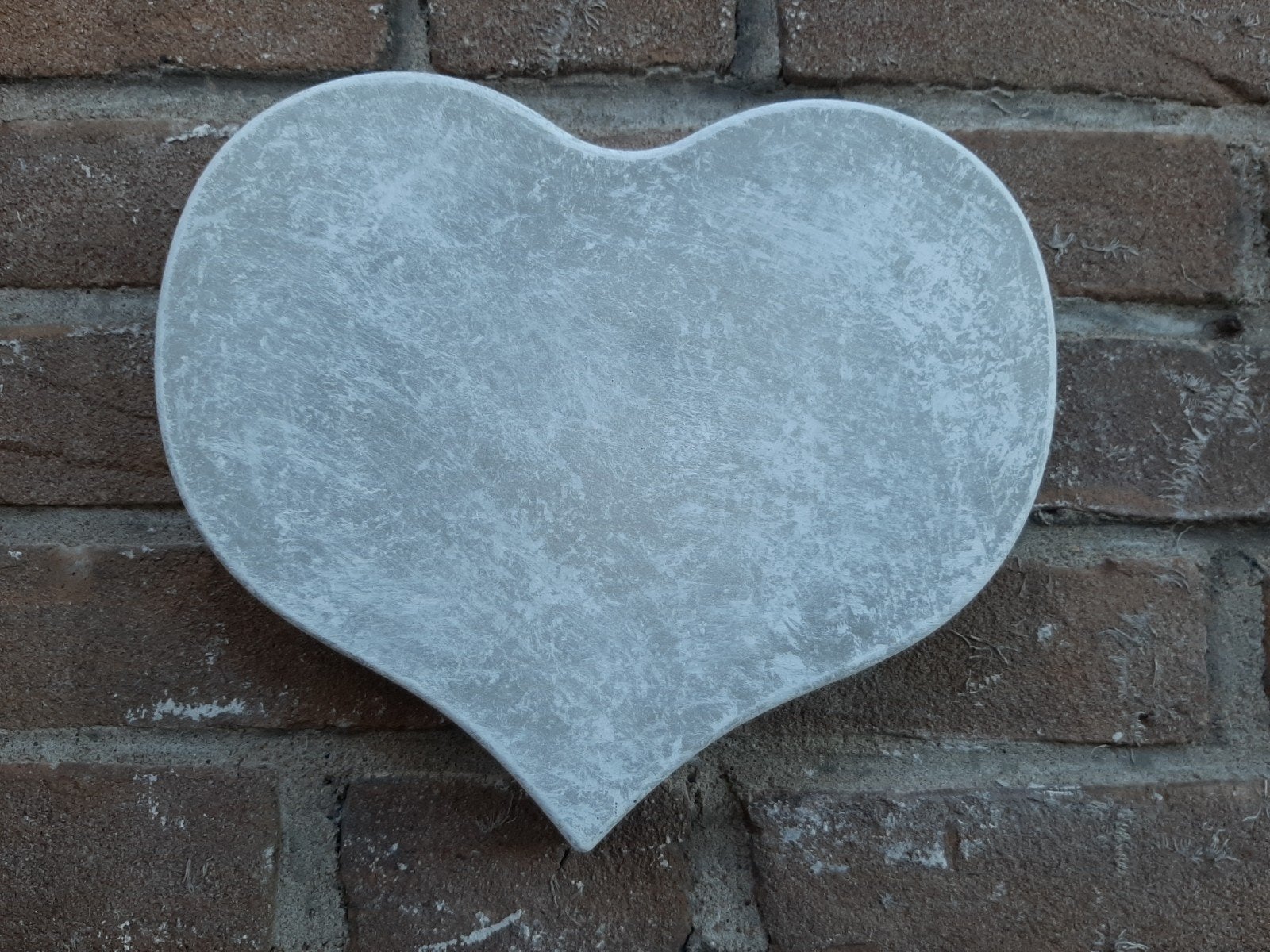 Hart wanddecoratie betonnen beeld tuinbeeld beton, Tuin en Terras, Tuinwanddecoratie, Ophalen of Verzenden
