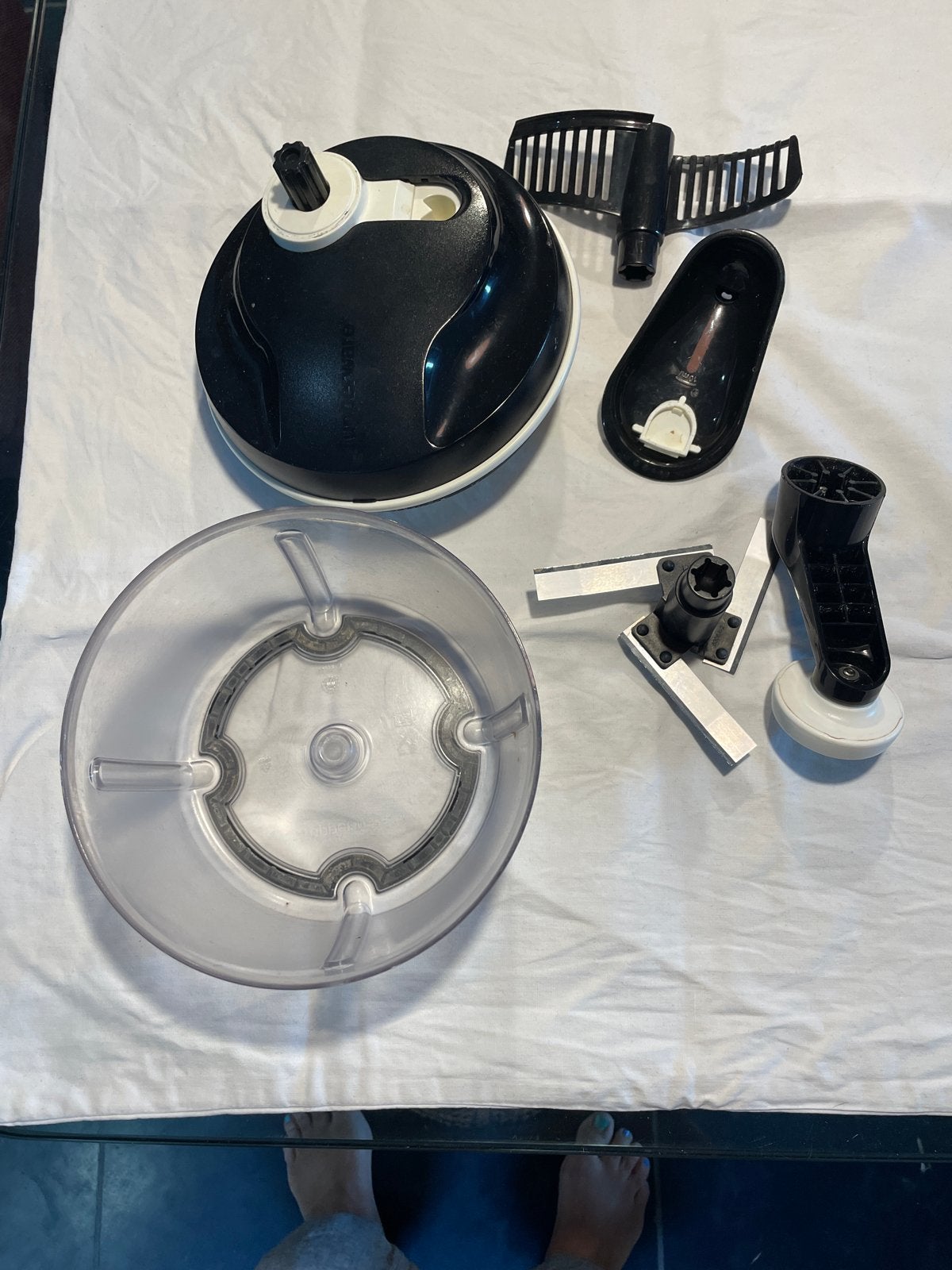 Tupperware turbo chef  - Zwart/Wit, Huis en Inrichting, Keuken | Tupperware, Gebruikt, Wit, Overige typen, Ophalen of Verzenden