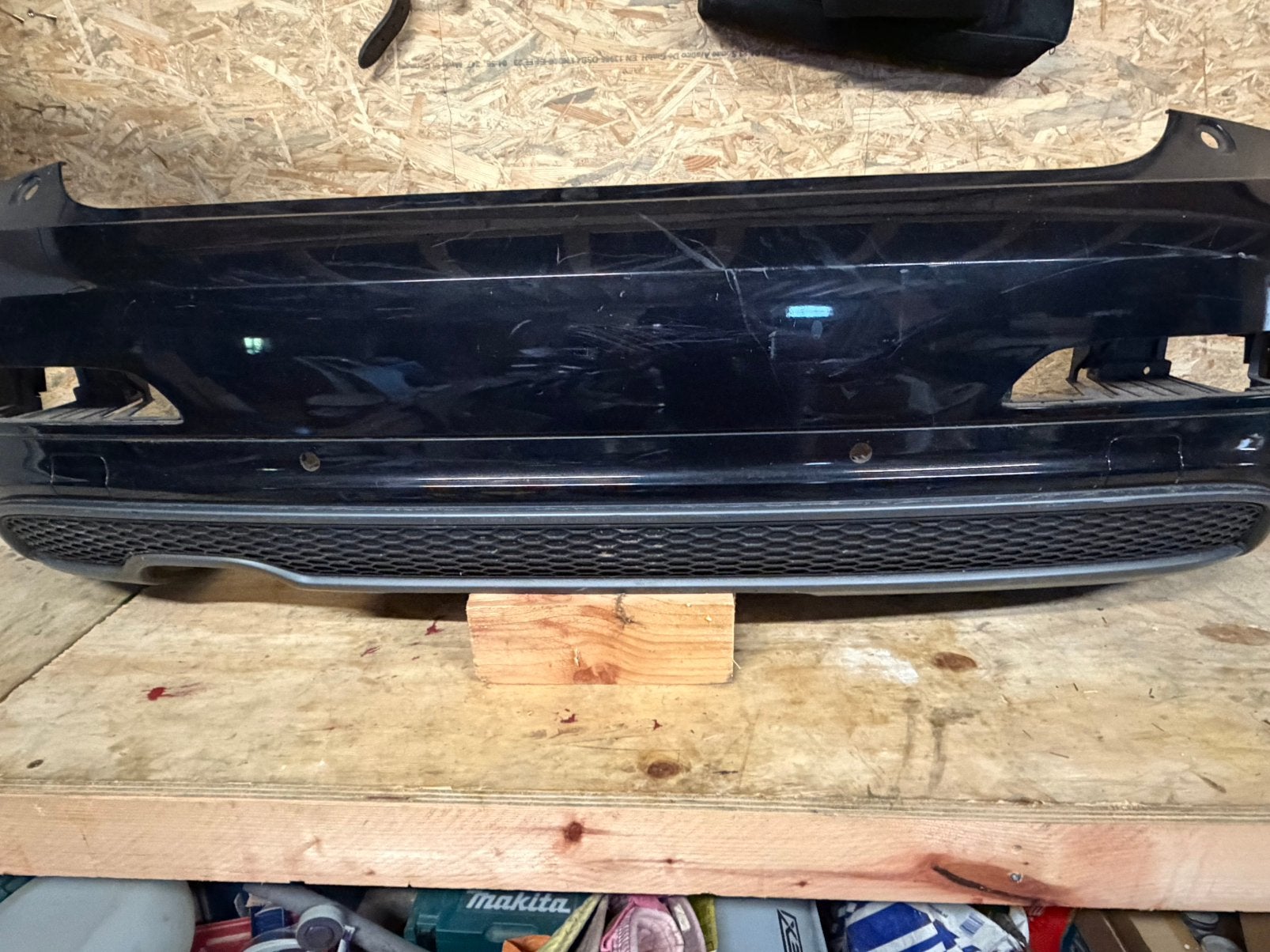 Audi Q3 S-Line achterbumper Incl Diffuser, Auto-onderdelen, Carrosserie en Plaatwerk, Ophalen of Verzenden, Audi, Bumper
