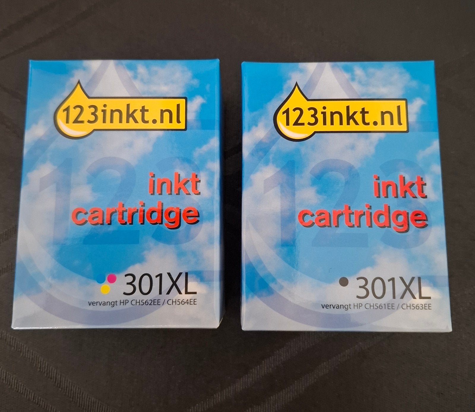 XL inkt cartridge kleur en zwart van 123 inkt nieuw!, Computers en Software, Printerbenodigdheden, Ophalen of Verzenden, Nieuw