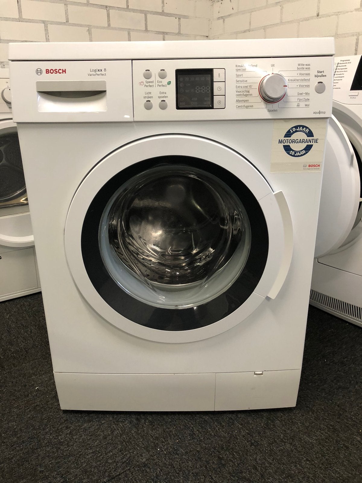 €229 A+++ 8kg wasmachine Bosch Logixx8 MET GARANTIE, Witgoed en Apparatuur, Wasmachines, Ophalen, 6 tot 8 kg, Minder dan 85 cm
