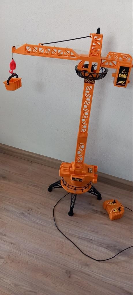 Grote hijskraan met afstandsbediening - Speelgoed, Ophalen of Verzenden, Gebruikt, Afstandsbediening