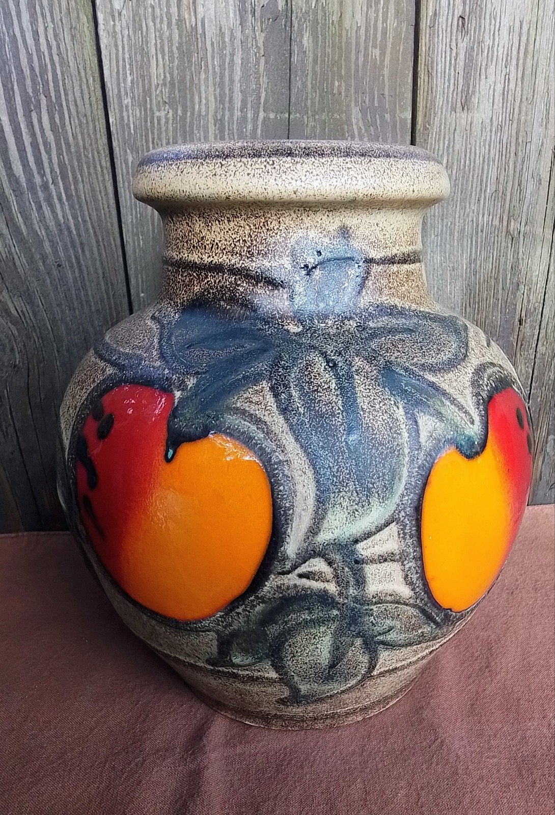 Vintage Scheurich Appelvaas West Germany - Prachtig, Ophalen of Verzenden