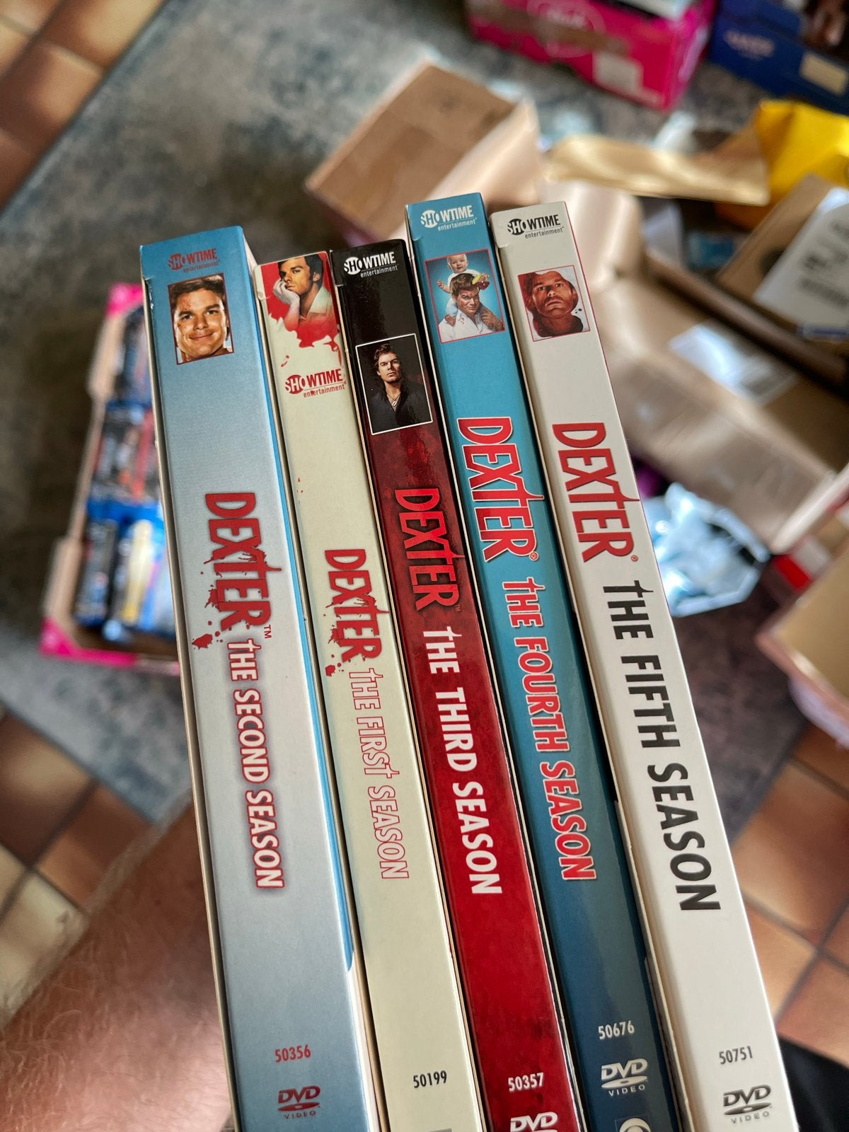Dexter DVD Boxset Seizoen 1-5 - Thriller Serie, Psychologische thriller, Vanaf 16 jaar, Nederlands, Ophalen of Verzenden