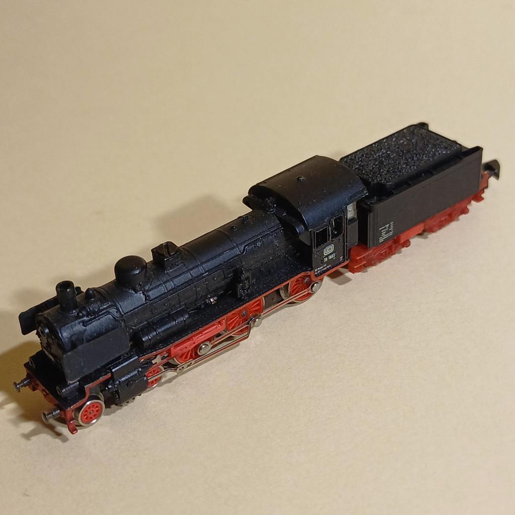 MÄRKLIN Z 8899 Stoomloc Baureihe 38 van de DB, Hobby en Vrije tijd, Modeltreinen | Overige schalen, Ophalen, Zo goed als nieuw