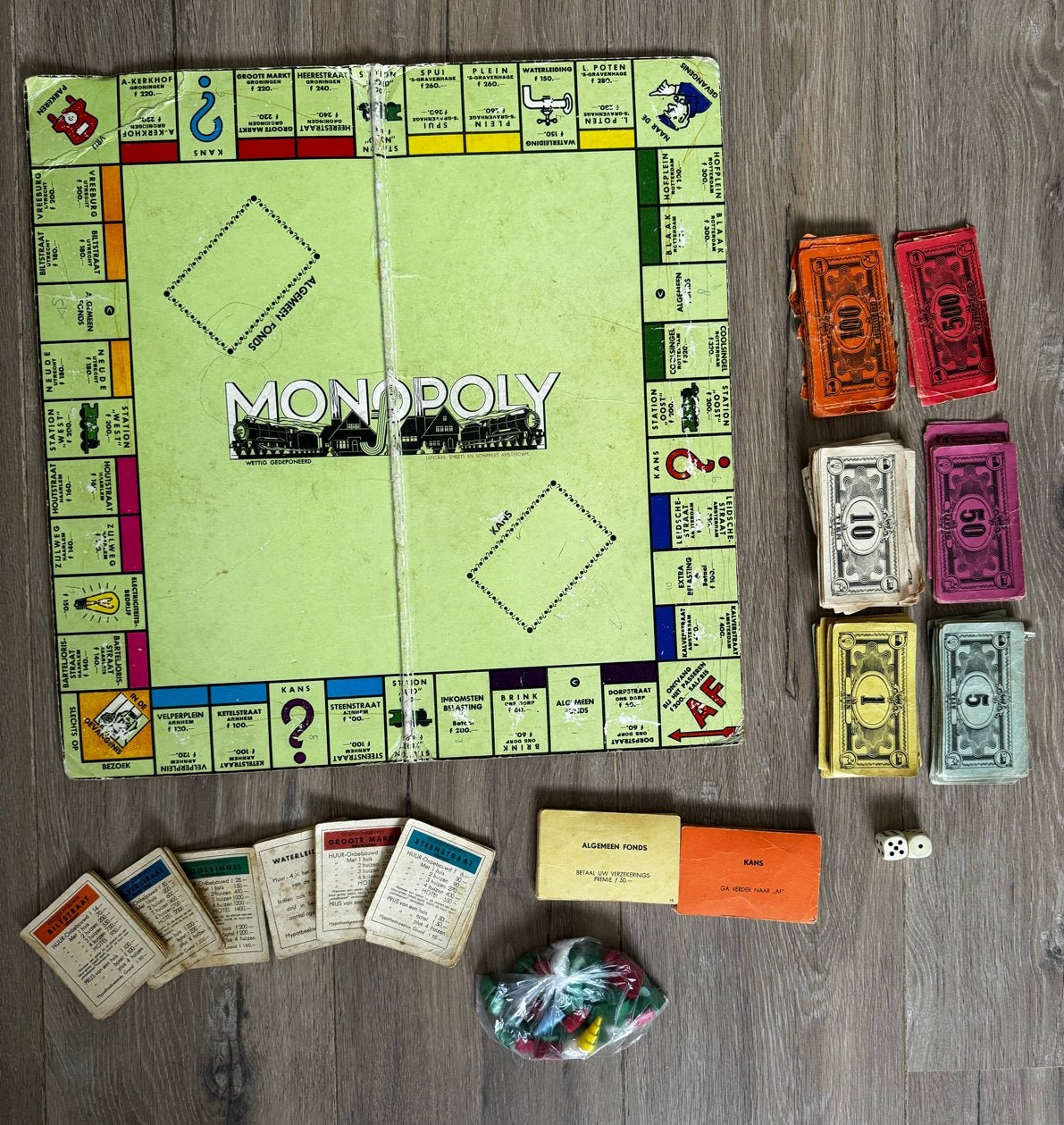 Vintage Monopoly Smeets & Schippers (ca. jaren ’40/’50), Hobby en Vrije tijd, Gezelschapsspellen | Bordspellen, Drie of vier spelers