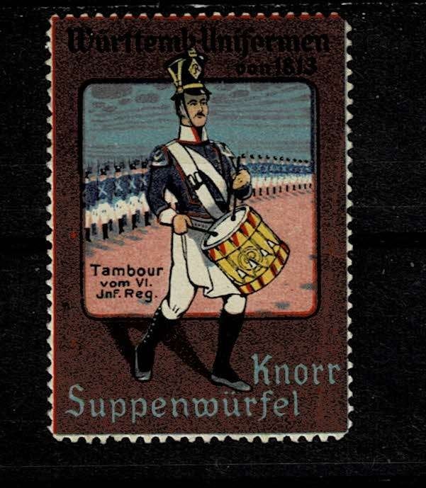 sluitzegel Duitsland KNORR SUPPENWÜRFEL, Ophalen of Verzenden, Overige thema's