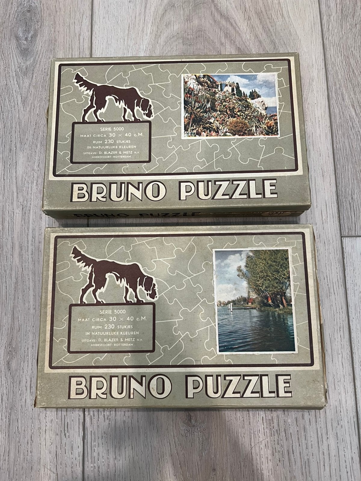 Set van 2 Vintage Bruno Puzzels - Serie 5000, Ophalen of Verzenden