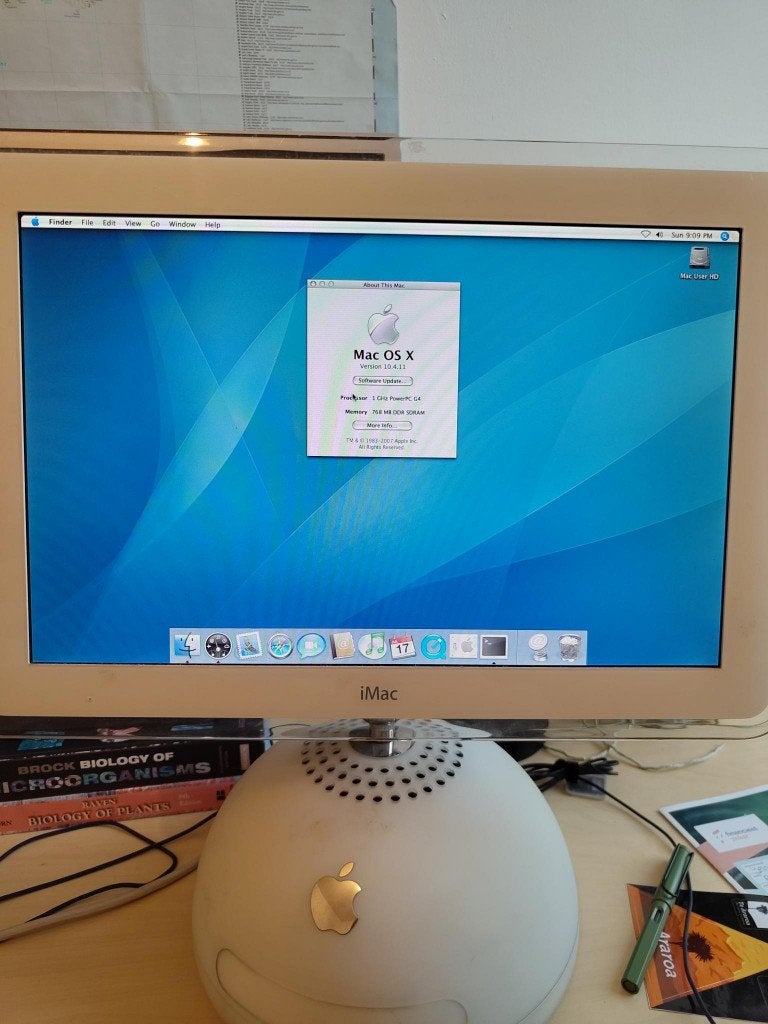 iMac G4 (PowerPC) 768 MB, Ophalen, Apple