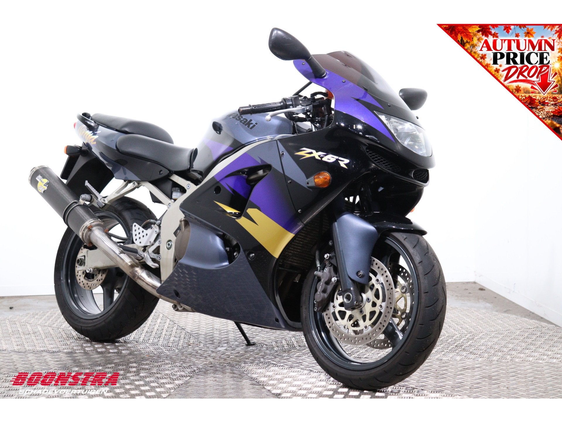 Kawasaki Ninja ZX-6R Leo Vince 44.862 km! (bj 1998), Motoren, Dopplerlaan 4
9207HC  DRACHTEN, NL, Boonstra Schadevoertuigen, Sport