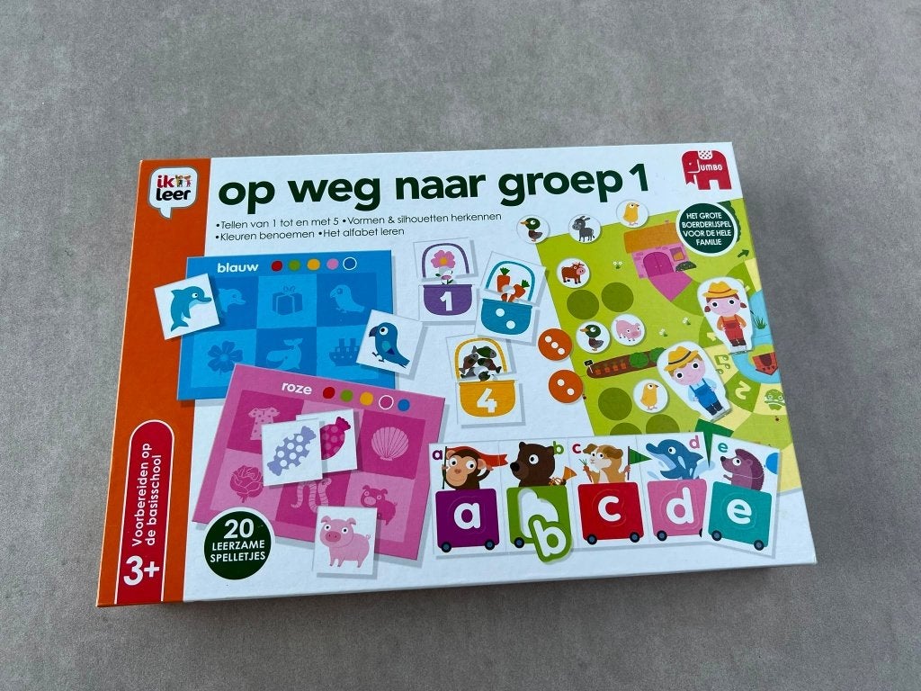 Jumbo Ik Leer – Op weg naar groep 1 - Spellendoos, Ophalen of Verzenden, Zo goed als nieuw, Taal en Lezen