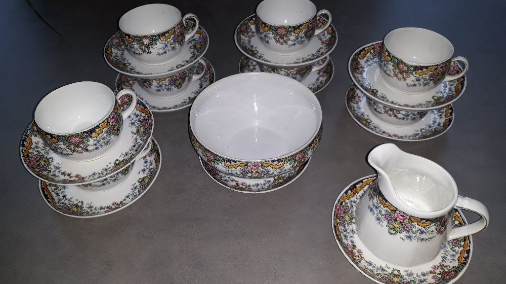 Antiek servies Bagdad, Antiek en Kunst, Ophalen of Verzenden