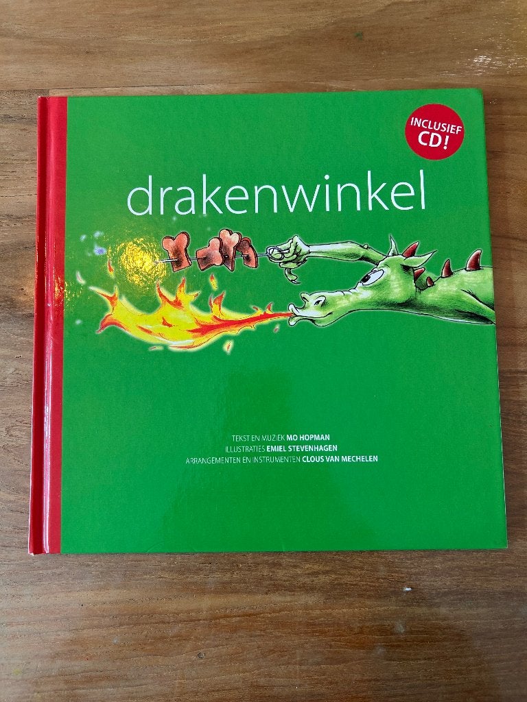 Drakenwinkel - Kinderboek met CD! Mo Hopman, Ophalen, Zo goed als nieuw, Sprookjes