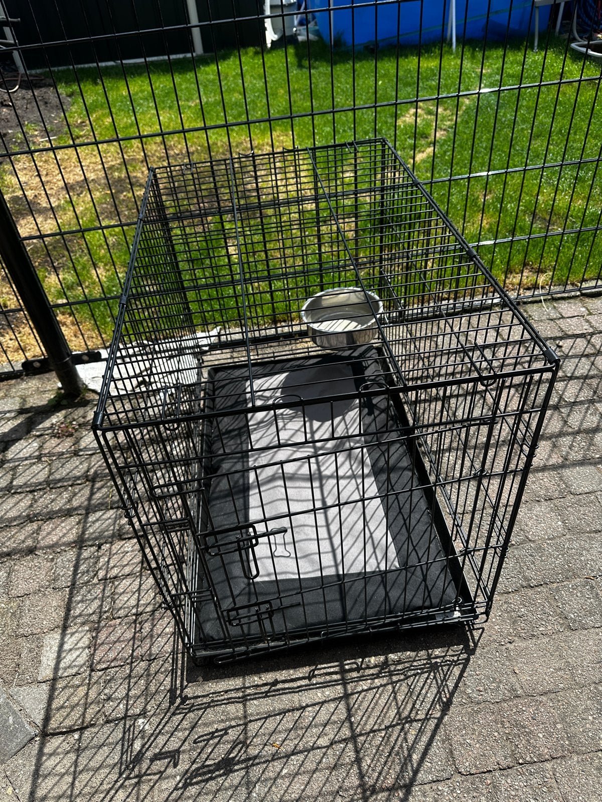 Draadkooi 1-Deur Zwart Friendly Pet, Dieren en Toebehoren, Ophalen, Zo goed als nieuw