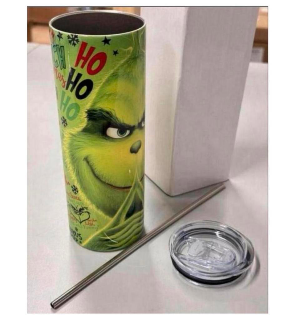 The Grinch - Christmas kerstmis kerst 0.6 L thermos beker, Diversen, Kerst, Nieuw, Ophalen of Verzenden, H, H