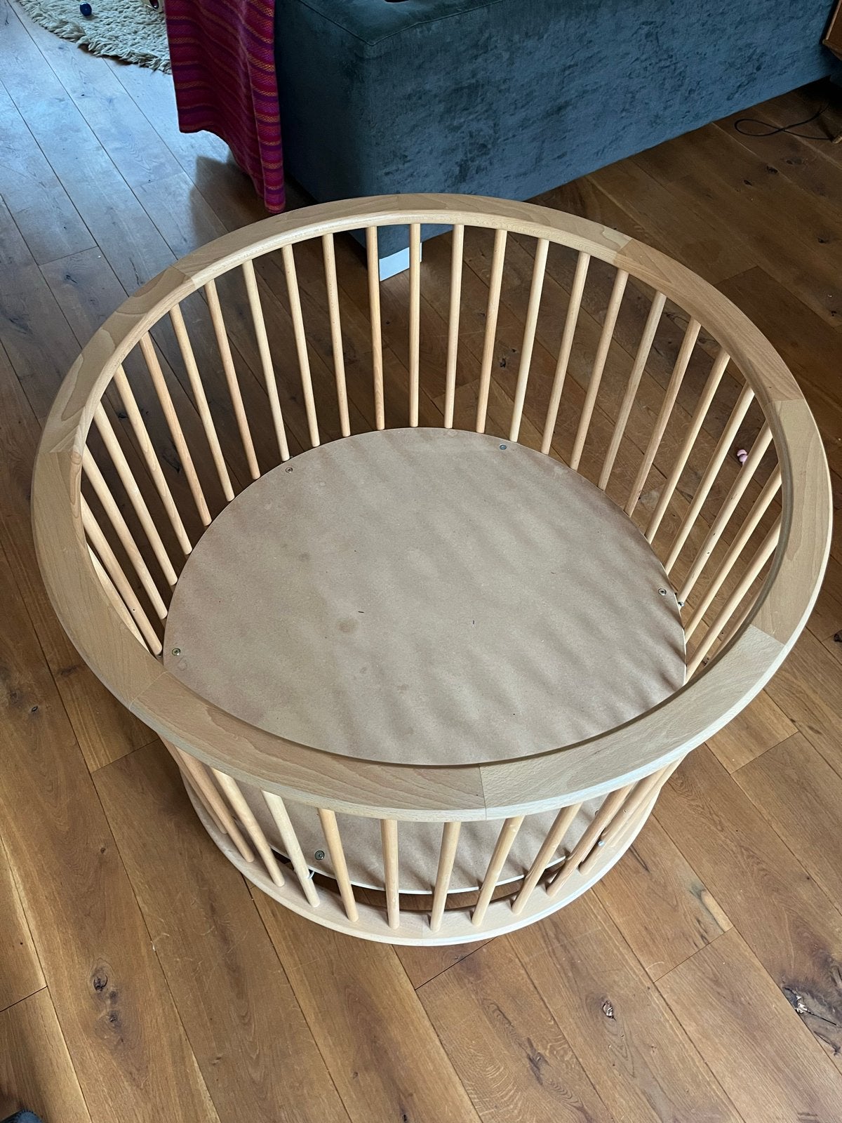 Bopita Box Rondo - naturel hout, Kinderen en Baby's, Ophalen, Gebruikt, Rond, Wieltjes
