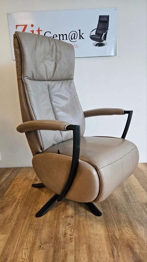 Relax fauteuil van De Toekomst bij Zitgemak joure, Ophalen of Verzenden, Zo goed als nieuw, 50 tot 75 cm, Leer