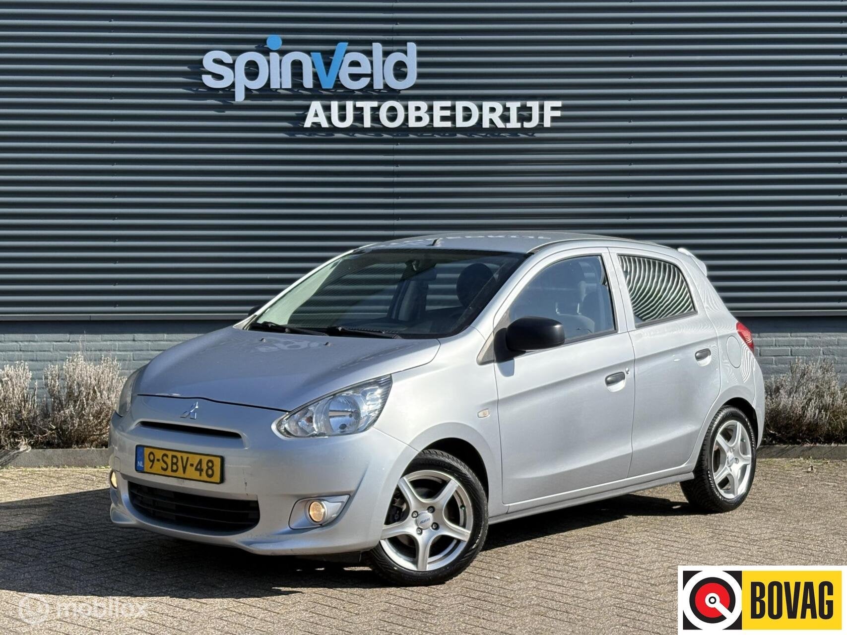 Mitsubishi Space Star 1.0 Inform - Nieuwe koppeling- Airco -, Auto's, Voorwielaandrijving, Euro 5, Gebruikt, Origineel Nederlands