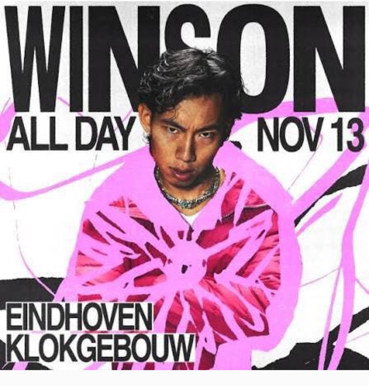 2 tickets winson all day long klokgebouw 13 november, Twee personen