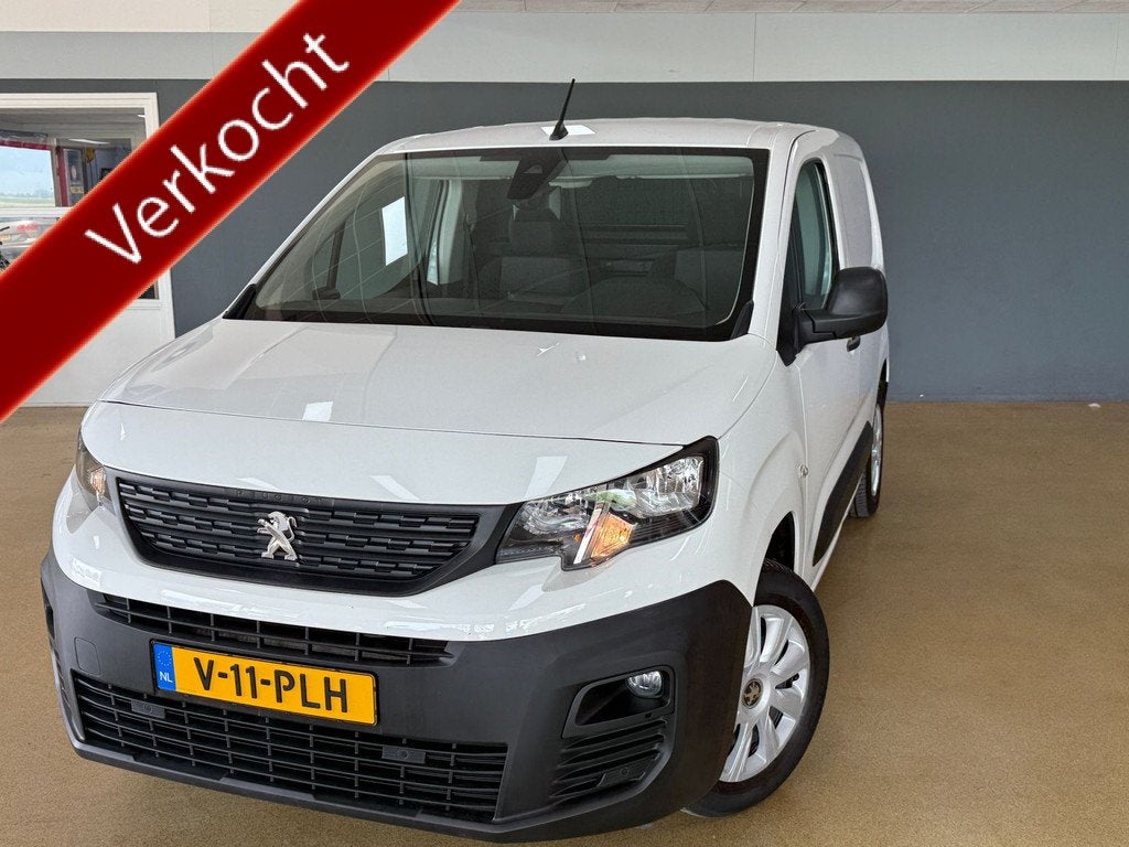 Peugeot Partner 1.2 Puretech (bj 2020), Lichtsensor, 4 cilinders, Wit, Bedrijf