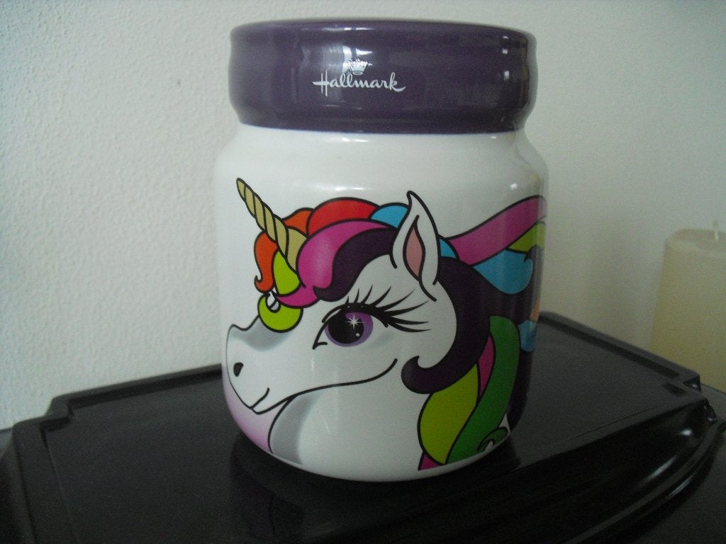 Spaarpot Hallmark eenhoorn nieuw, Ophalen of Verzenden, Nieuw, Steen, Aardewerk of Keramiek, Dier