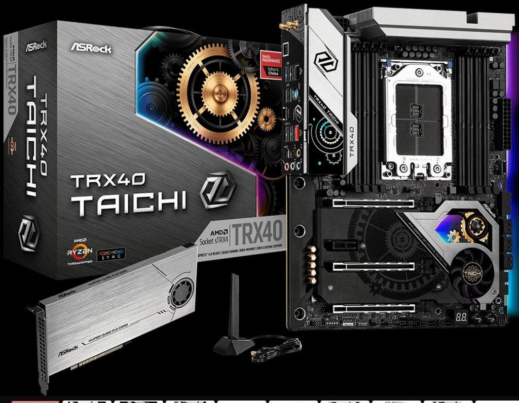 ASrock TRX40 Taichi moederbord, Computers en Software, Moederborden, Sales@asrock.nl, Bijsterhuizen 11-11, Verzenden, DDR4