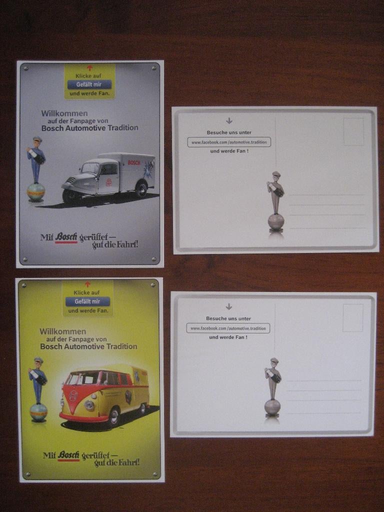 Ansichtkaarten van Bosch, o.a. Tempo Hanseat, Ophalen of Verzenden, Nieuw, Overige merken