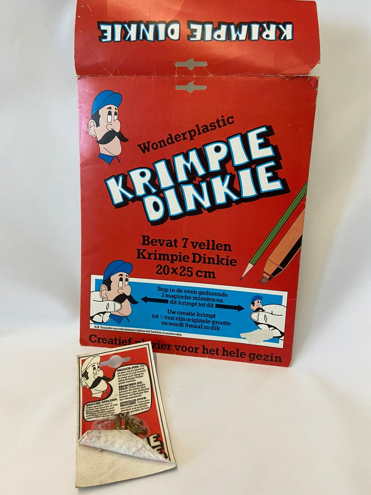 Vintage Krimpie Dinkie knutselmaterialen, Ophalen of Verzenden, Gebruikt, Knutselmateriaal