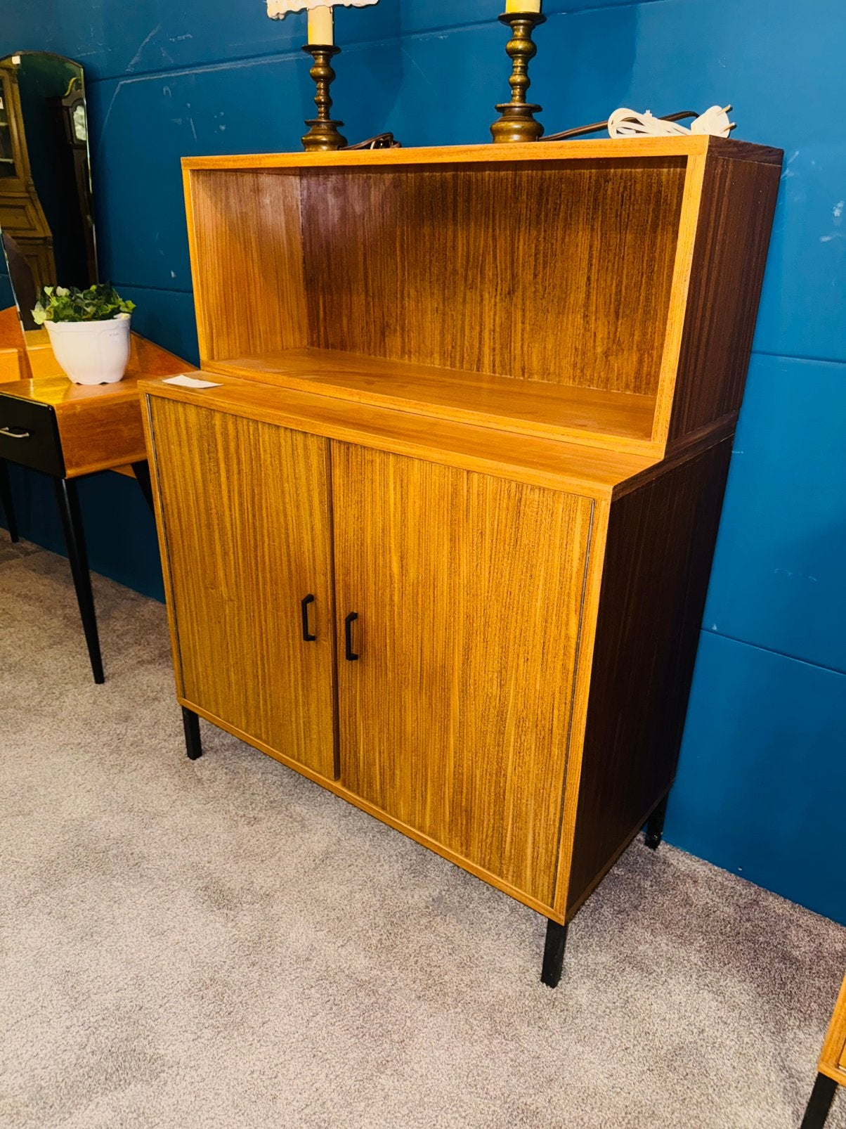 Vintage Simpla Lux kastje met twee deuren, Ophalen